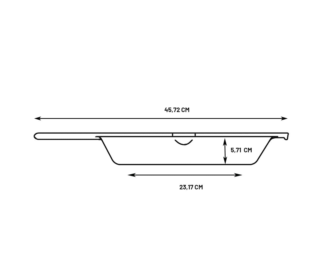 LODGE MFG L10SK3 Lodge Logic, 12" Diameter, 2" Deep, Pre-Seasoned Cast Iron Skillet, black - Available at All In One Marketplace Canada