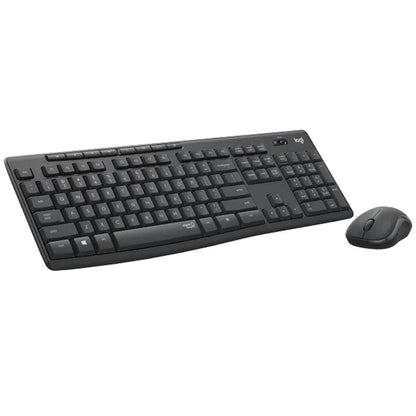 Logitech MK295 Mouse & Keyboard Combo with SilentTouch Technology, Full Numpad, Advanced Optical Tracking, Lag-Free, 90% Less Noise - Graphite - Available at All In One Marketplace Canada