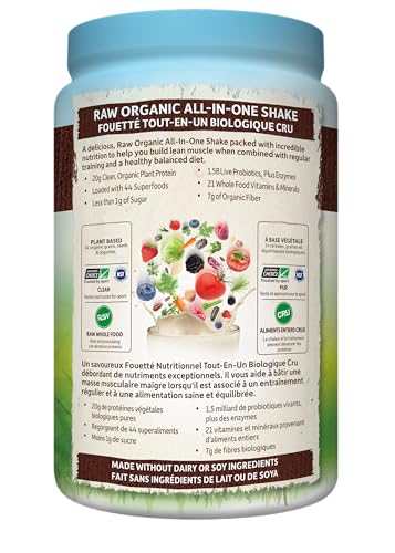 Garden of Life Raw All-in-One Nutritional Shake, Chocolate Cocoa, 28 Servings (1017g)