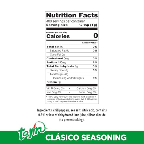 Tajin Clasico Chili Lime Seasoning 14 oz - 2 Pack