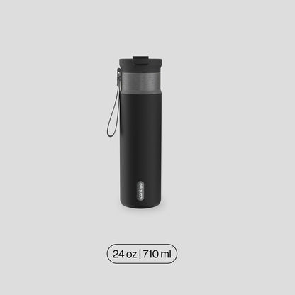 Contigo DualSip 24 oz Water Bottle w/Carry Strap & 2-Way Lid (Drink from Straw or Spout) | Vacuum-Insulated Stainless Steel for Cold Drinks | 100% Leakproof | BPA & Lead-Free | Dishwasher Safe 🍁 All In One Marketplace Canada