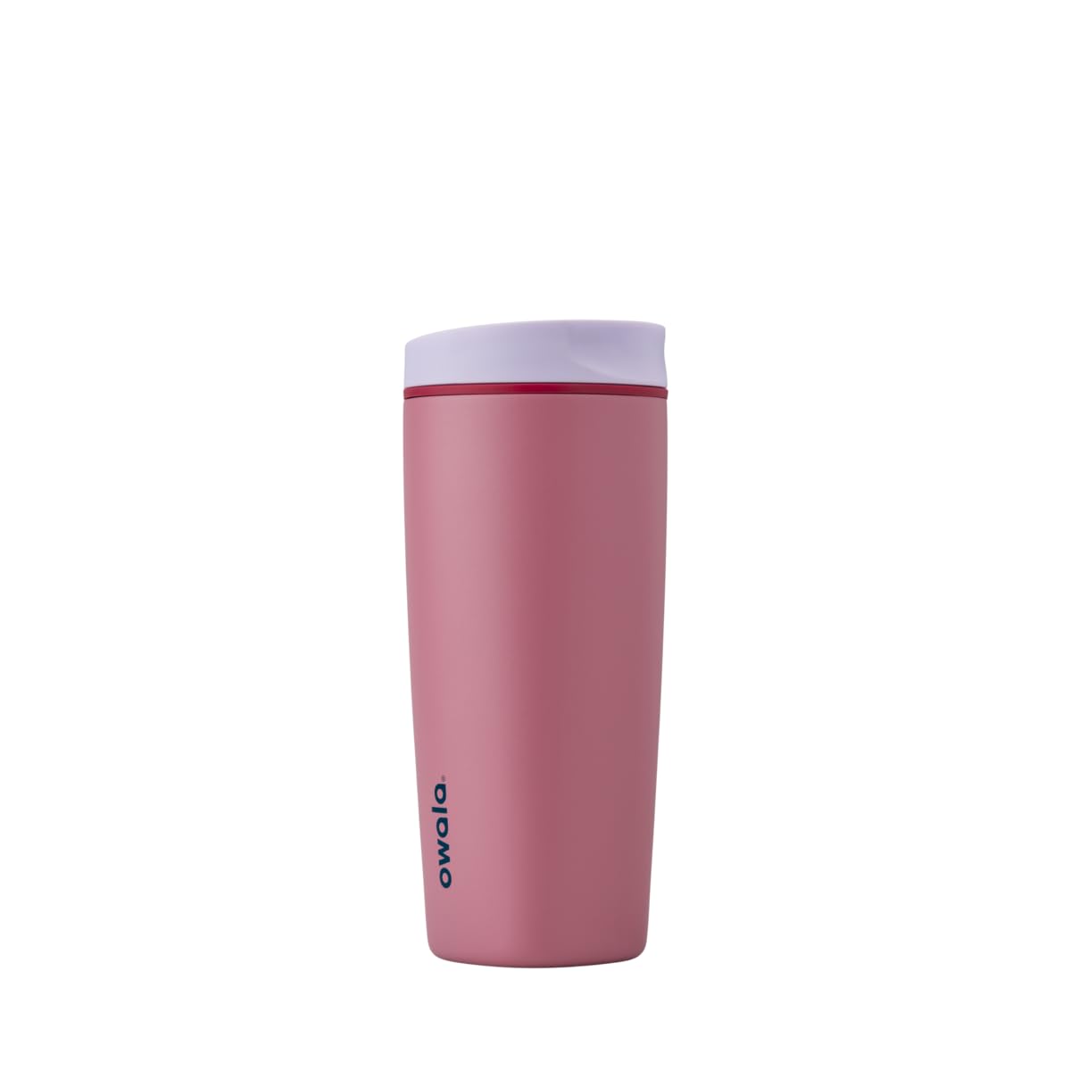 Owala SmoothSip Slider Insulated Stainless Steel Coffee Tumbler, Reusable Iced Coffee Cup, Hot Coffee Travel Mug, BPA Free 20 oz, Crochet Queen