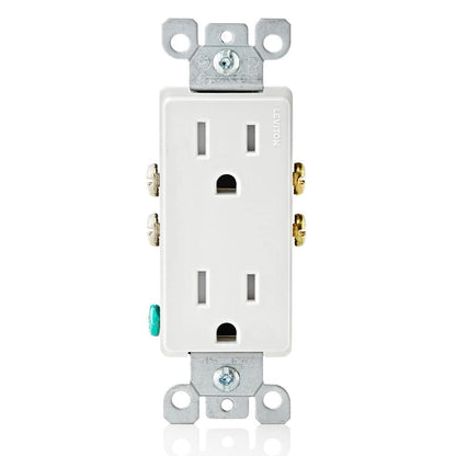 Leviton Decora, 10-Pack, 15 Amp, Tamper-Resistant Duplex Wall Receptacle, T5325-WMP, White 🍁 All In One Marketplace Canada