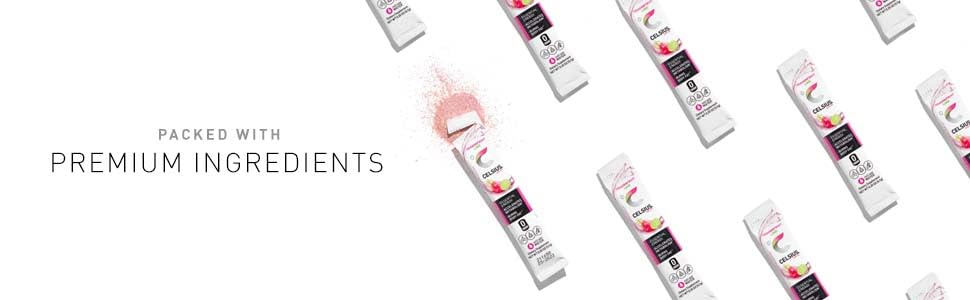 CELSIUS Dragonfruit Lime Energy Drink Powder Stick Packs - 14 Count