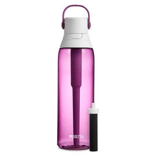 Brita Filtering Water Bottle with Straw, BPA-Free Water Bottle for Sports, Travel or Hiking, Easy-carry loop, Leak-proof lid, 26 Oz, Orchid 🍁 All In One Marketplace Canada BRITA