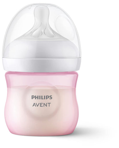 Philips Avent Natural Baby Bottles, Slow Flow, 4 oz, BPA-Free, 3-Pack