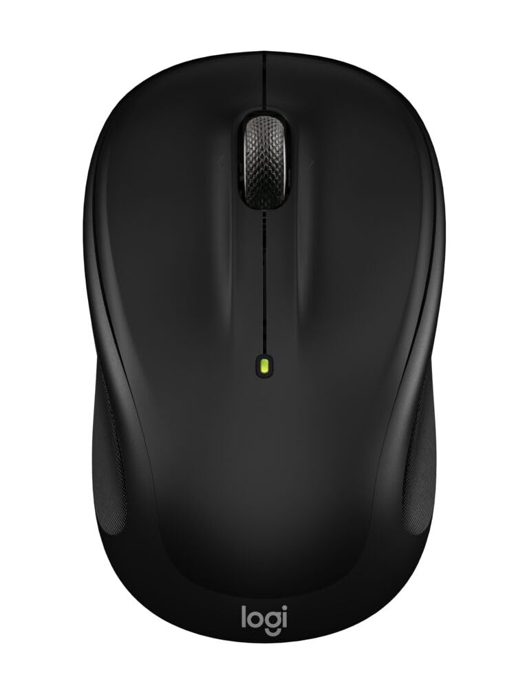Logitech M325s Compact Ambidextrous 2.4 GHz Wireless Mouse - Black