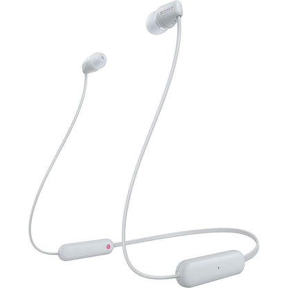 Sony WI-C100 Wireless in-Ear Bluetooth Headphones with Built-in Microphone, White 🍁 All In One Marketplace Canada
