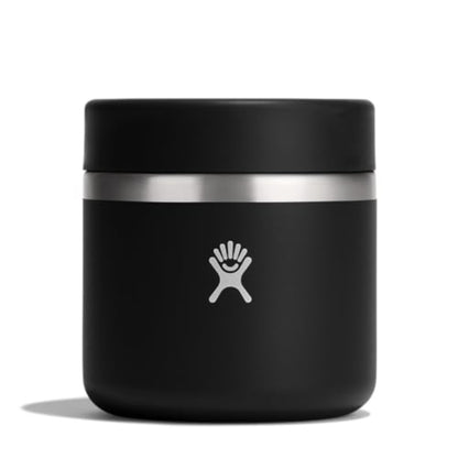 Hydro Flask 20 Oz Stainless Steel Insulated Food Jar, Leakproof and Dishwasher Safe, BPA-Free, Black