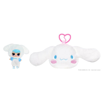 L.O.L. Surprise! Loves Hello Kitty Reversible Plush Surprise - 41 cm Large Plush Figures by Sanrio with Matching L.O.L. Tot, 5 Surprises + Keyring to Take Away, from 4 Years