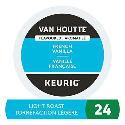 Van Houtte French Vanilla K-Cup Coffee Pods - 24 Count for Keurig Brewers