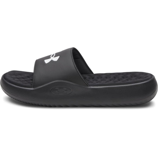 Under Armour Men's Ignite Pro 8 Fixed Band Slides Sandal, (004) Black/Black/White, 10 🍁 All In One Marketplace Canada Under Armour