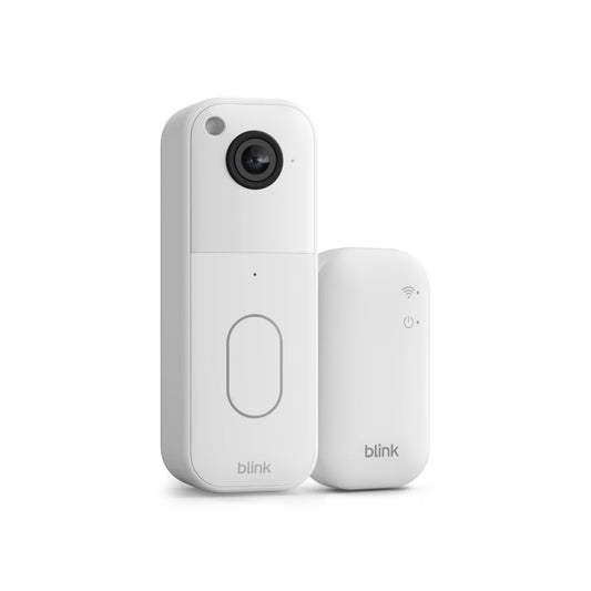 Blink Video Doorbell – Head-to-toe HD view, two-year battery life, simple setup. Sync Module Core included – System (White)