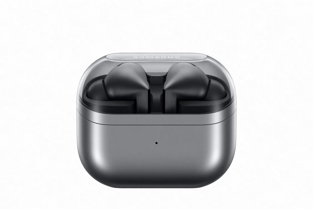 Samsung Galaxy Buds3Pro, Wireless Bluetooth Earbuds with Adaptive Noise Control, Sweat and Water Resistance, AI translator, Hi-Fi Sound, 360 Audio – Silver (CAD Version & Warranty) Samsung