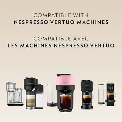 Nespresso Vertuo Flavored Coffee Capsules Variety Pack - 60 Pods (Vanilla, Hazelnut, Caramel)