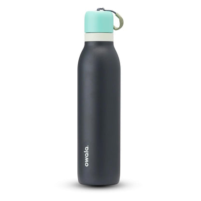 Owala FreeSip Twist Insulated Stainless Steel Water Bottle with Straw for Sports and Travel, BPA-Free, 24-oz, Blue/Grey (Foggy Tide) 🍁 All In One Marketplace Canada
