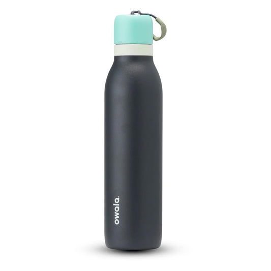 Owala FreeSip Twist Insulated Stainless Steel Water Bottle with Straw for Sports and Travel, BPA-Free, 24-oz, Blue/Grey (Foggy Tide) 🍁 All In One Marketplace Canada Owala