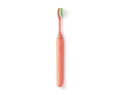 Philips One By Sonicare Battery Electric Toothbrush, Miami Coral, HY1100/01, 1 Count