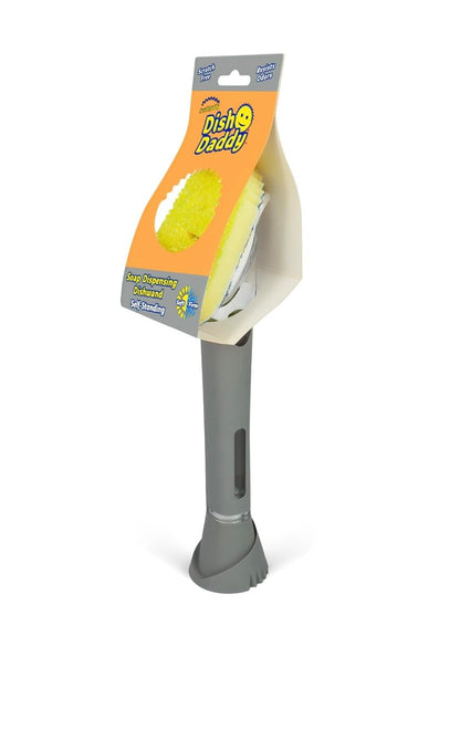 Scrub Daddy Self- Standing Soap Dispensing Dishwand, Silver SCRUB DADDY