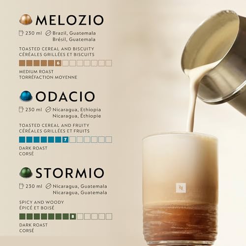 Nespresso Vertuo Discovery Bestsellers Variety Pack – 60 Capsules (Melozio, Stormio, Odacio)