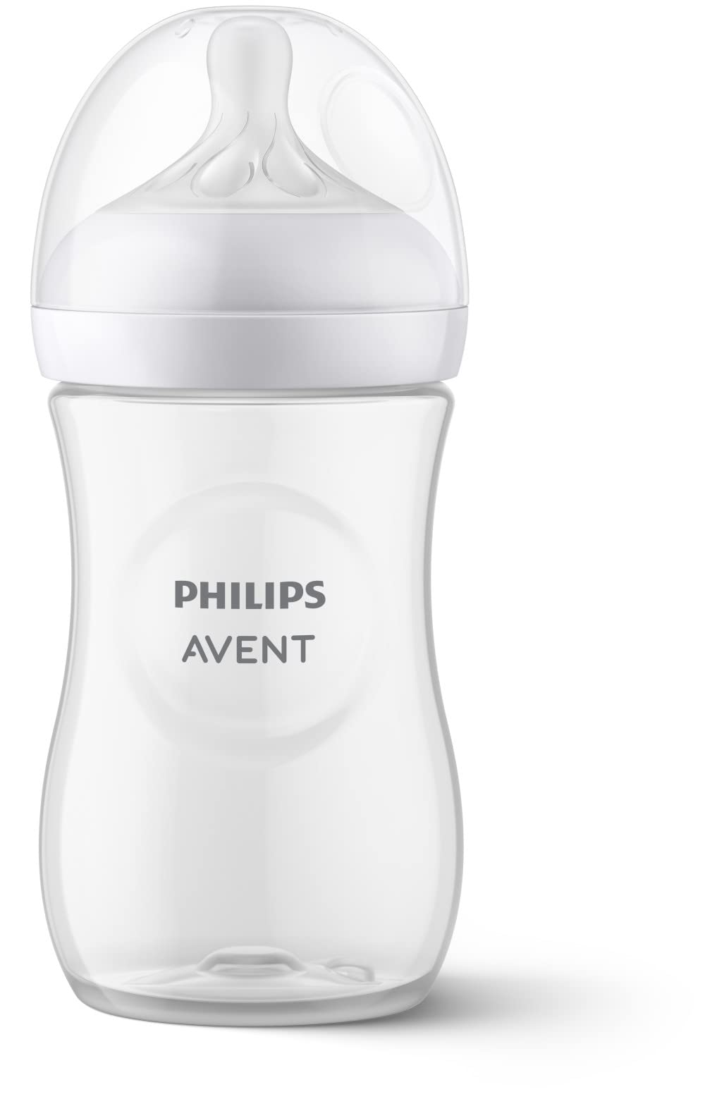 Philips Avent Natural Baby Bottles with Natural Response Nipples (Medium Flow, Flow 3), 9oz, 2-pack, SCY903/02