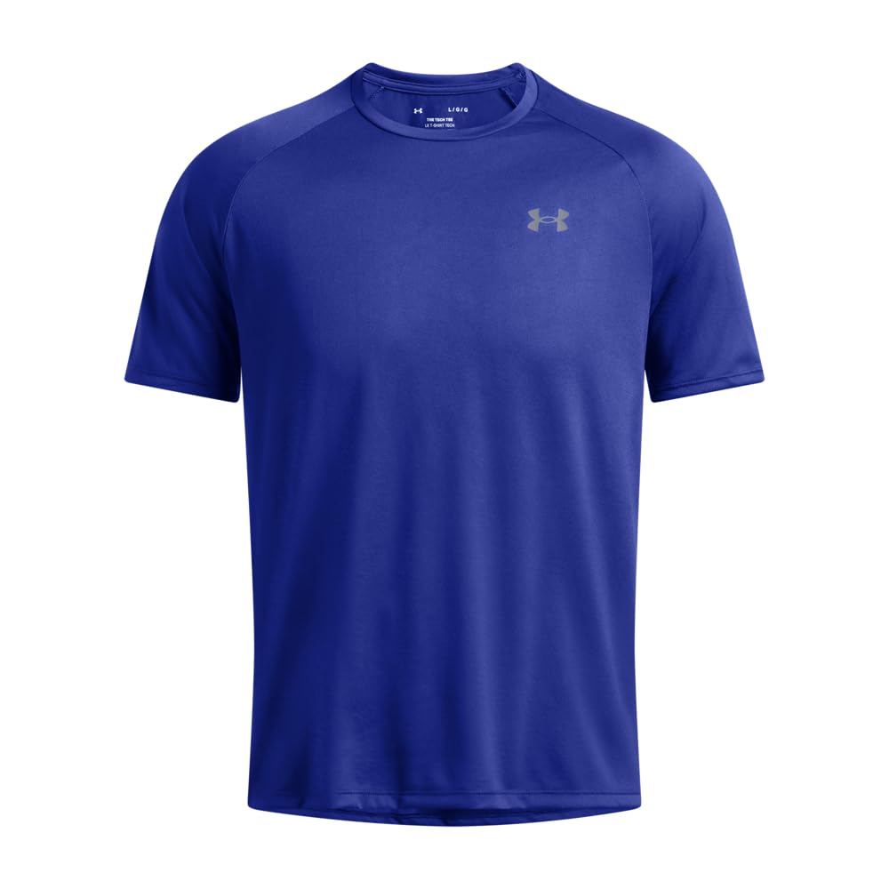 Under Armour mens Tech 2.0 Short-Sleeve T-Shirt , Royal (400)/Graphite , Large