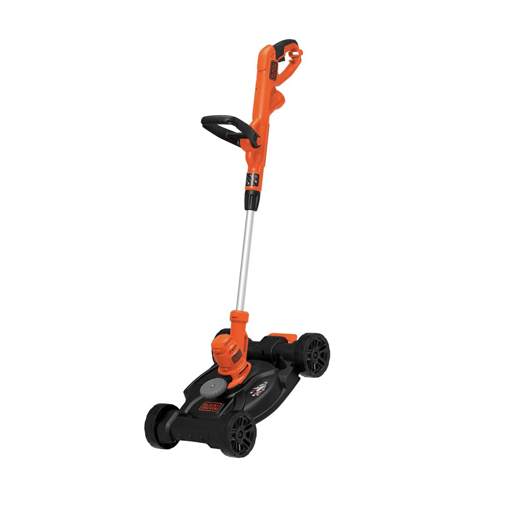 BLACK+DECKER Electric Lawn Mower, String Trimmer, Edger, 3-in-1, Corded (BESTA512CM) BLACK+DECKER