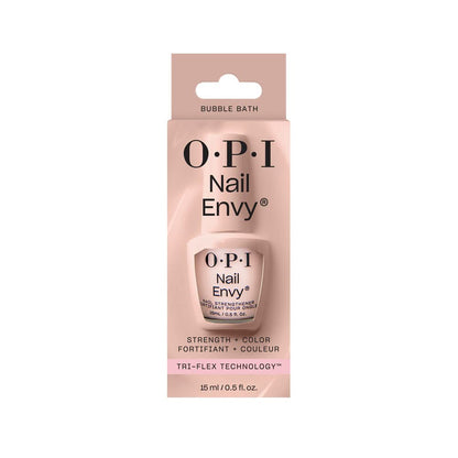 OPI Nail Envy Strengthener Bubble Bath | Sheer Nude Pink Crème Strengthening Nail Polish Treatment | Strengthen Weak & Thin Nails 🍁 All In One Marketplace Canada