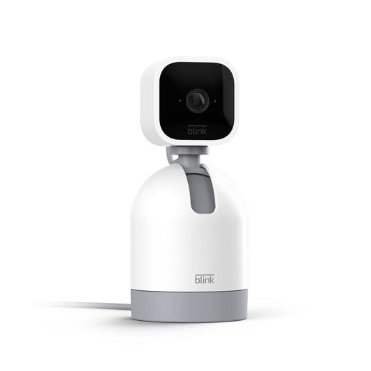 Blink Mini Pan-Tilt Camera (newest model), Rotating indoor plug-in smart security camera, two-way audio, HD video, motion detection, Works with Alexa (White) 🍁 All In One Marketplace Canada