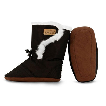 Jan & Jul Stay-Put Winter Baby Booties (Black, M) 🍁 All In One Marketplace Canada