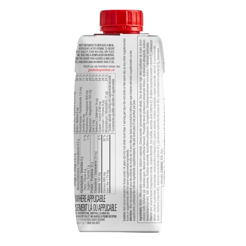 Premier Protein Chocolate Shake - 30g Protein, 1g Sugar, 11 fl oz (Pack of 10)