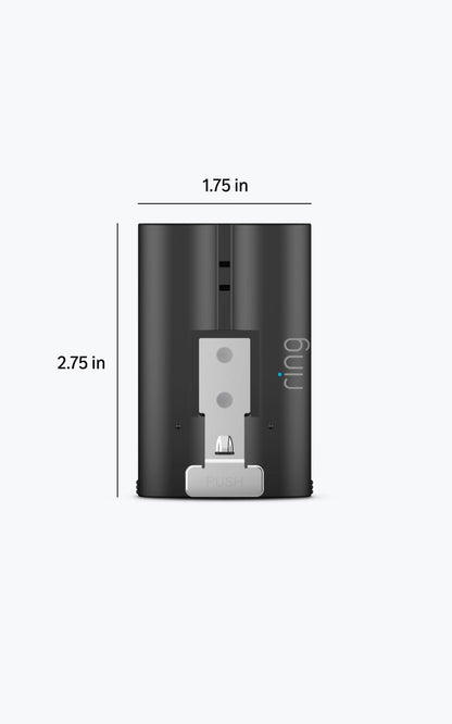 Quick Release Battery Pack — Compatible with all battery-powered Ring Cameras and Ring Doorbells