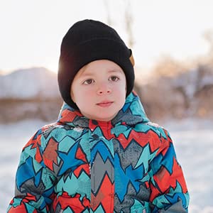Wmcaps Kids Beanie Winter Hat, Knit Toddler Toque for Boys Girls Rose Red 🍁 All In One Marketplace Canada