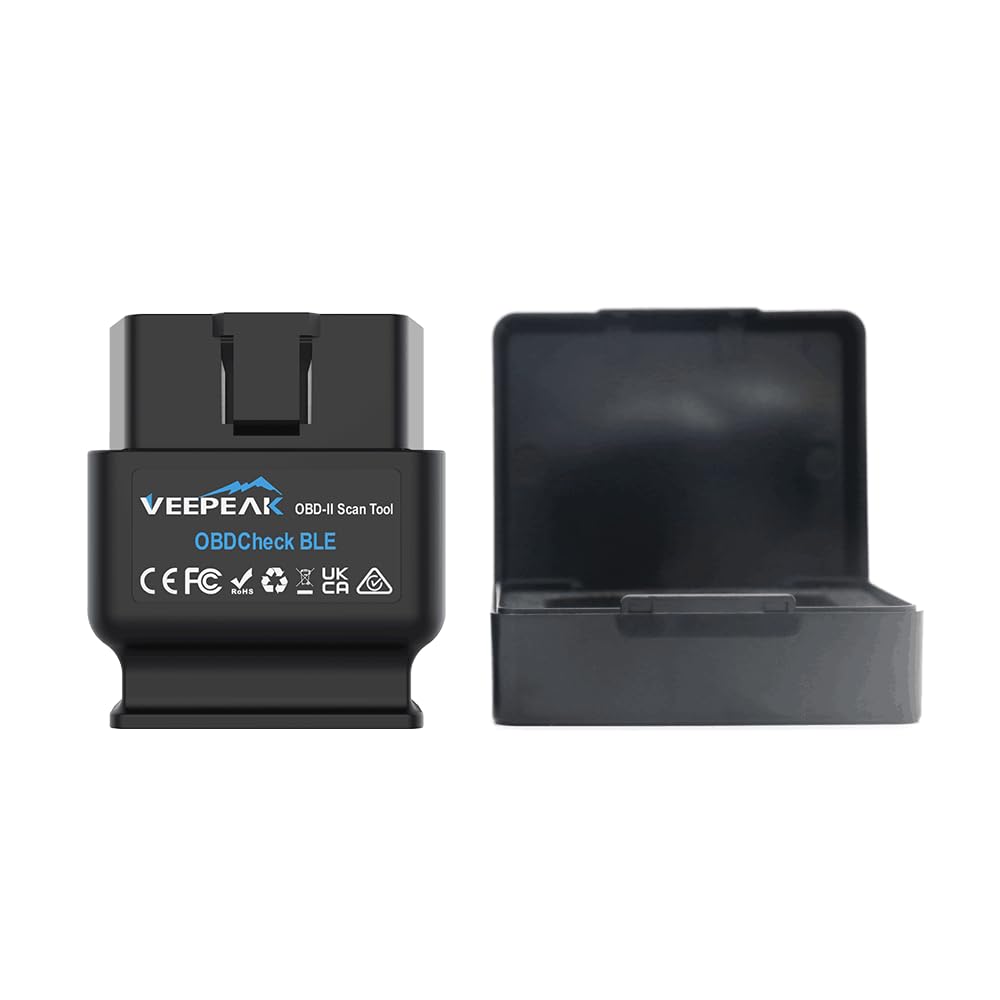 VEEPEAK OBDCheck BLE Bluetooth OBD2 Scanner Car OBD II Diagnostic Scan Tool Check Engine Code Reader for iOS and Android