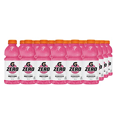 Gatorade Zero Berry Electrolyte Drink, 591 mL Bottles, 24-Pack