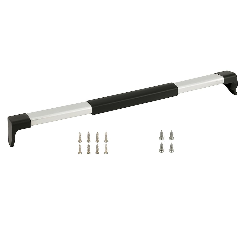 PEAKTOW RV Adjustable Aluminum Screen Door Cross Bar Handle, with Sturdy and Secure Non-Slip Grip, Fit Most RV, Travel Trailer, Camper, Motorhome