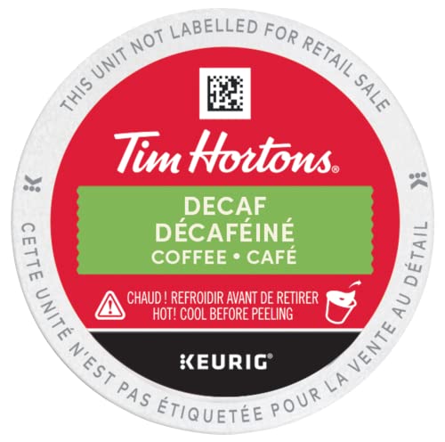 Tim Hortons Decaf Medium Roast Coffee K-Cup Pods, 30 Count