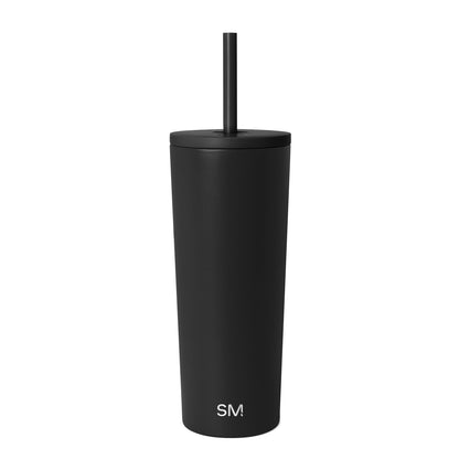 Simple Modern Iced Coffee Tumbler, Insulated | 24oz | Black Simple Modern