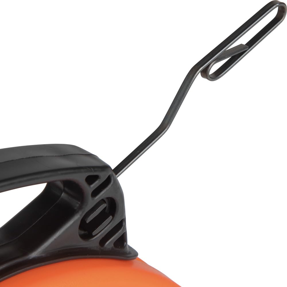Klein Tools 56331 50-Foot Electrical Fish Tape, Steel Wire Puller with Double Loop Tip, Optimized Housing and Handle, 1/8-Inch,Orange/Black KLEIN TOOLS
