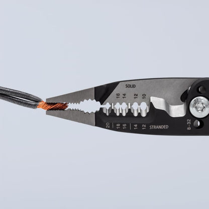 KNIPEX Tools 13 72 8 Forged Wire Stripper 10-20 AWG, 8"
