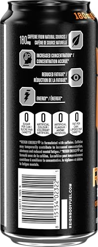 Reign Orange Dreamsicle Energy Drink, 473mL Cans (12-Pack)