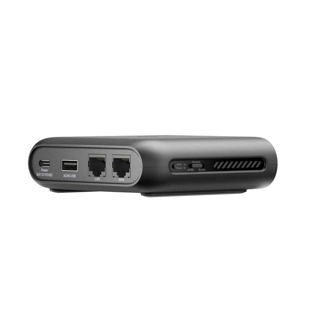 TP-Link Roam 6 AX1500 Dual-Band WiFi 6 Portable Travel Router (TL-WR1502X), Pocket-Sized, USB-C Powered, OpenVPN/WireGuard, USB Tethering, Gigabit Ports, Multi-Mode, Hotel/Cruise/Travel Ready - Available at All In One Marketplace Canada