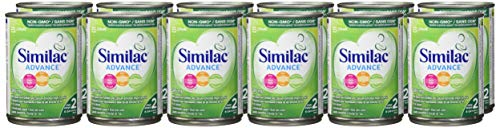 Similac Advance Step 2 Non-GMO Concentrated Liquid Baby Formula, 12 x 385 mL (6-24 Months)