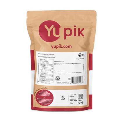 Yupik Raw Hazelnuts, 1 kg – Whole Shelled Filberts, Unsalted & Unroasted