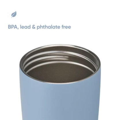 Owala SmoothSip Slider Insulated Stainless Steel Coffee Tumbler, Reusable Iced Coffee Cup, Hot Coffee Travel Mug, BPA Free 12 oz, Lakeside