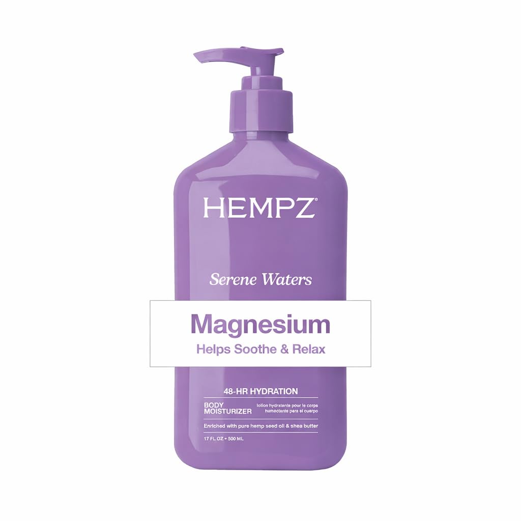 Hempz Magnesium Body Lotion, Serene Waters Moisturizer, Soothing and Hydrating with Arnica, 17 fl.oz. - Available at All In One Marketplace Canada