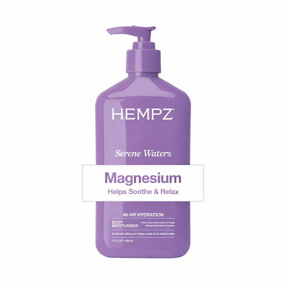 Hempz Magnesium Body Lotion, Serene Waters Moisturizer, Soothing and Hydrating with Arnica, 17 fl.oz. - Available at All In One Marketplace Canada