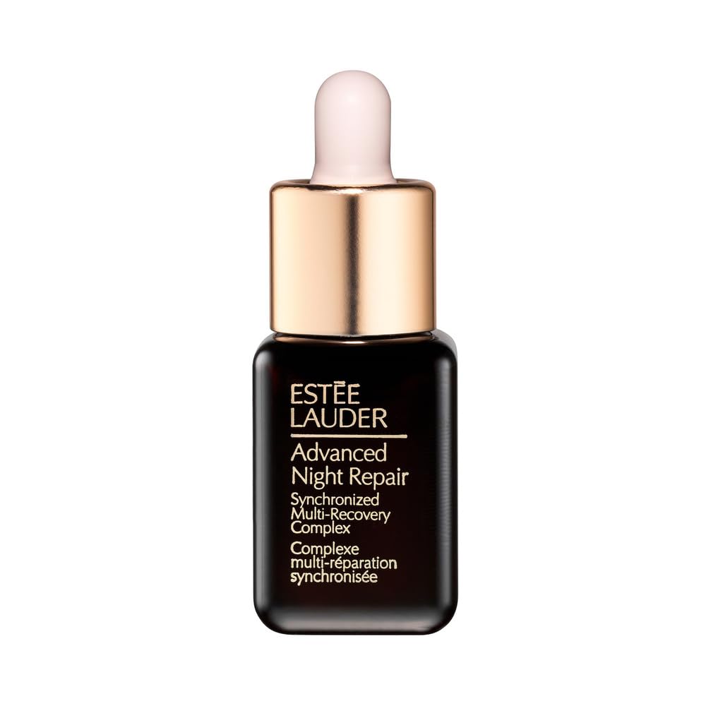 Estée Lauder Advanced Night Repair Serum Synchronized Multi-Recovery Complex with Hyaluronic Acid & Peptides, Travel Size, 7 ml