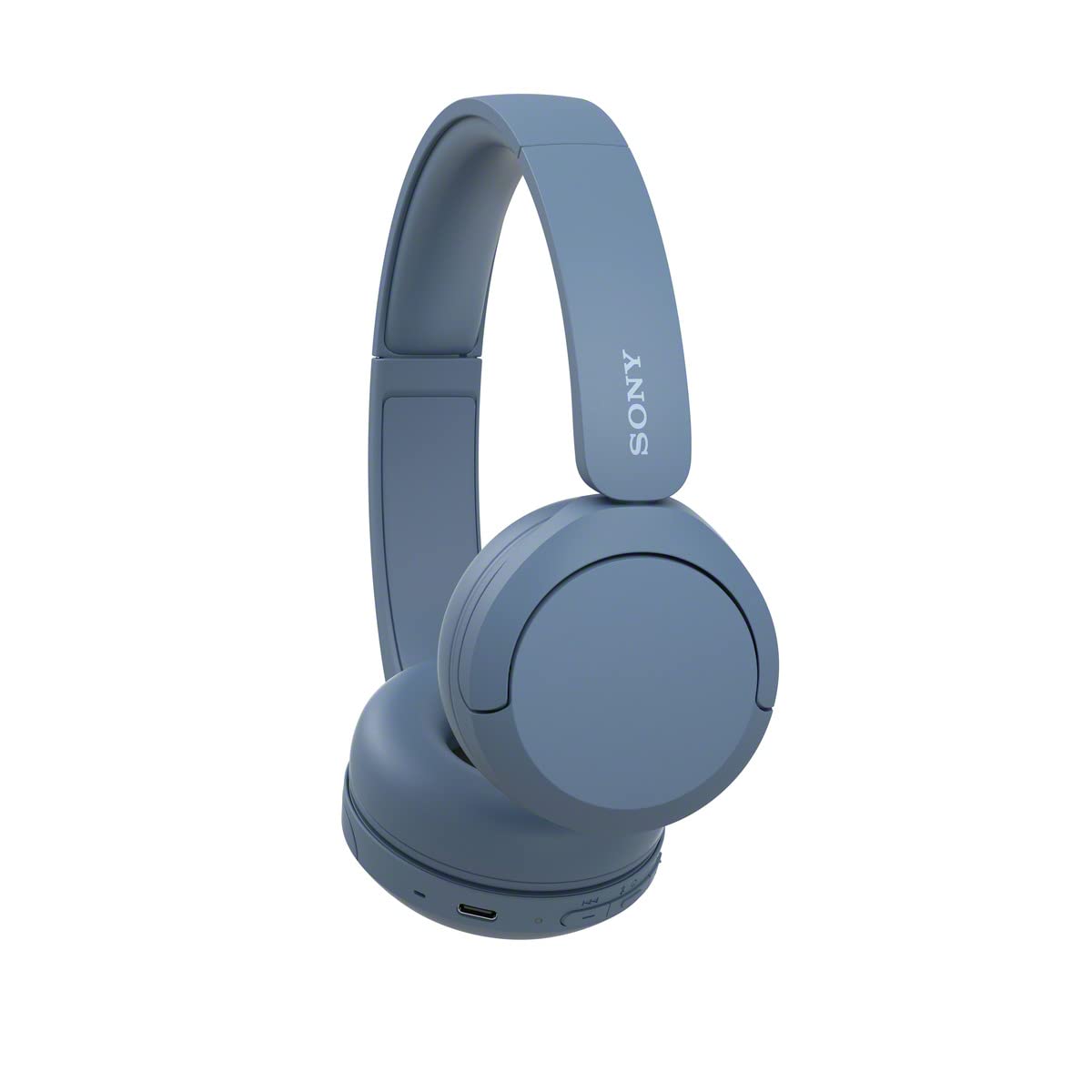 Sony WH-CH520 Wireless Headphones Bluetooth On-Ear Headset with Microphones, Blue - Available at All In One Marketplace Canada