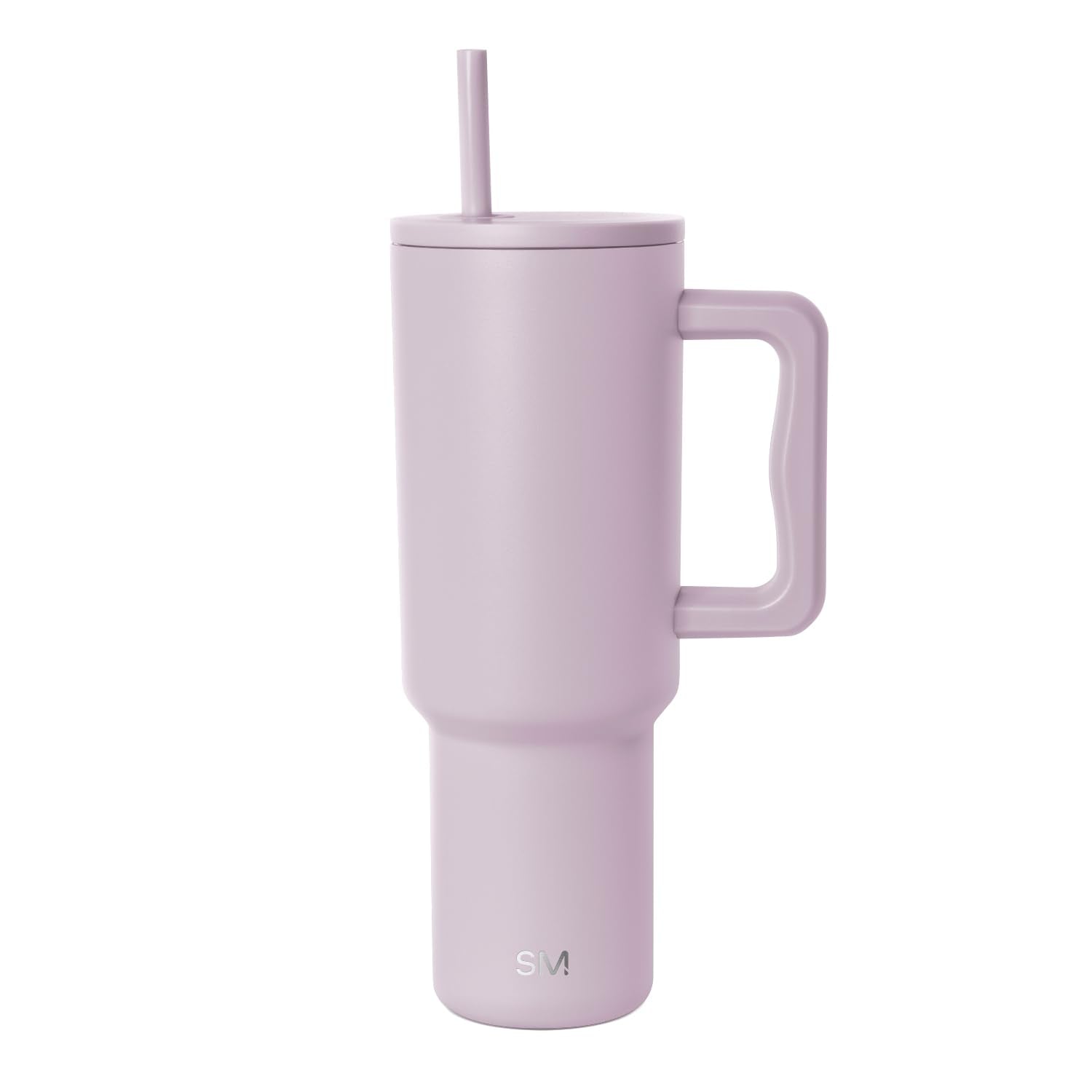 Simple Modern Tumbler with Handle and Straw | 40oz | Lavender Simple Modern